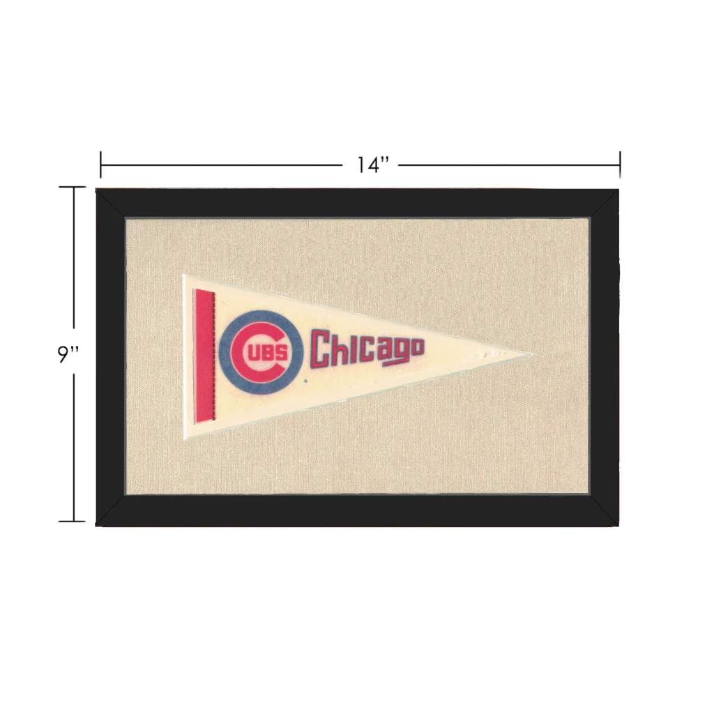 Vintage Chicago Cubs Pennant | Vintage Collectible Sports Pennant | vintageantiquesgifts.com
