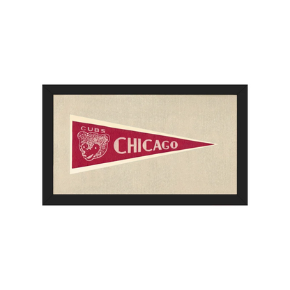 Vintage Chicago Cubs Pennant | Americana Memories | vintageantiquesgifts.com