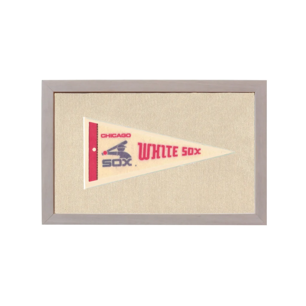 Vintage Chicago White Sox Pennant | Rare Vintage Wool Felt Pennant Flag | vintageantiquesgifts.com