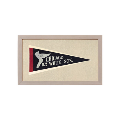 Vintage Chicago White Sox Pennant | Vintage Americana Sports Memorabilia | vintageantiquesgifts.com