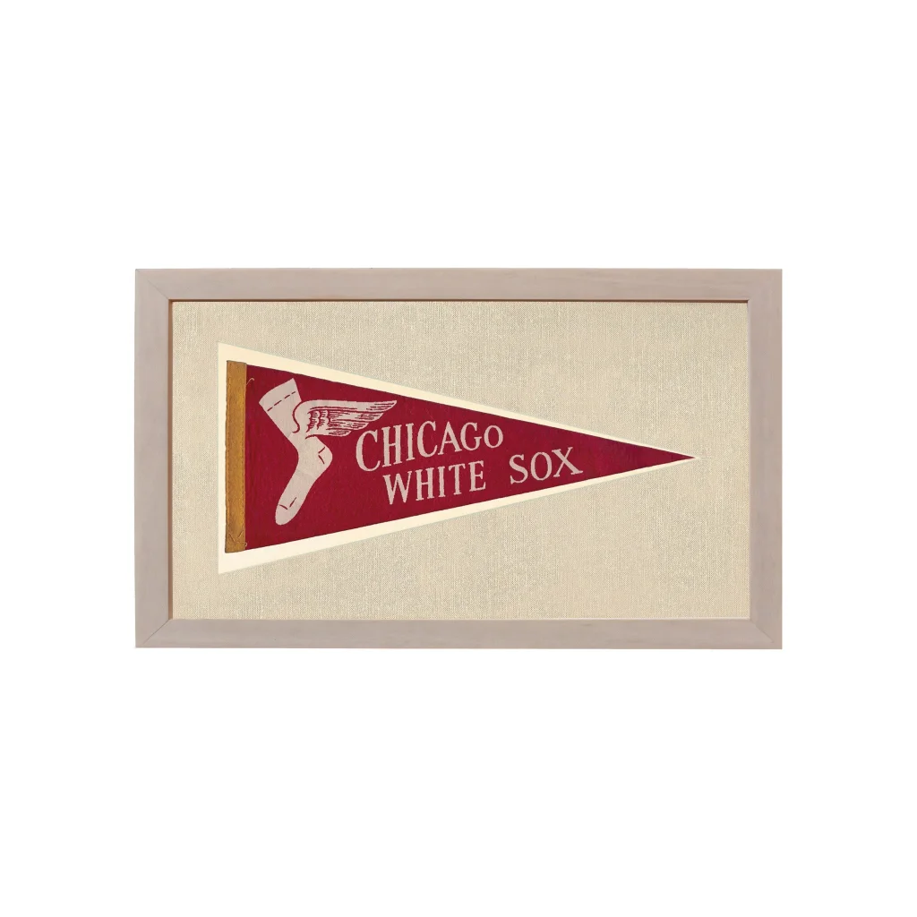 Vintage Chicago White Sox Pennant | Vintage Americana Sports Memorabilia | vintageantiquesgifts.com