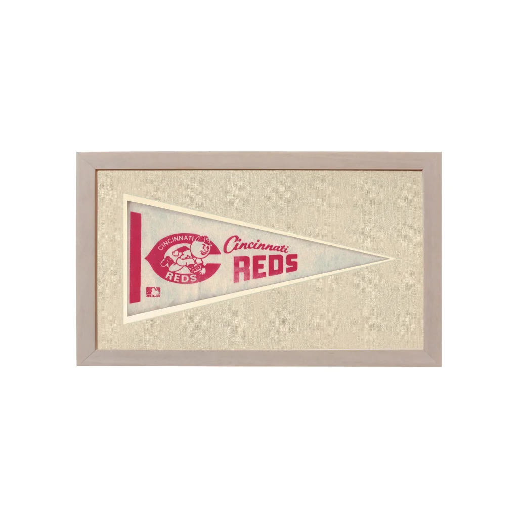 Vintage Cincinnati Reds Pennant | Vintage Americana Sports Memorabilia | vintageantiquesgifts.com