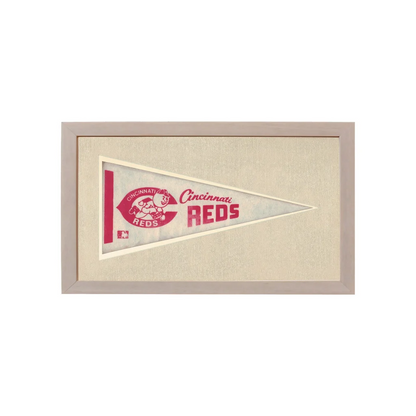 Vintage Cincinnati Reds Pennant | Vintage Americana Sports Memorabilia | vintageantiquesgifts.com