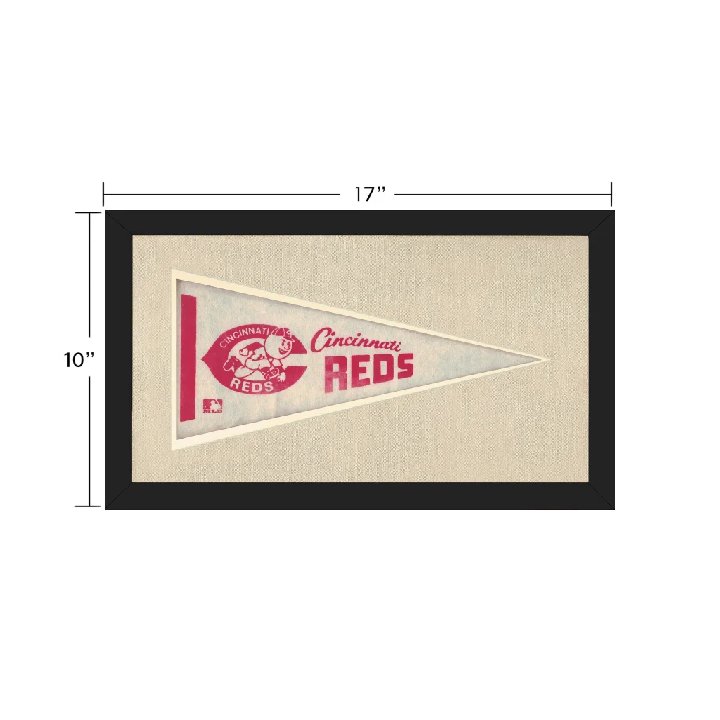 Vintage Cincinnati Reds Pennant | Vintage Collectible Sports Pennant | vintageantiquesgifts.com