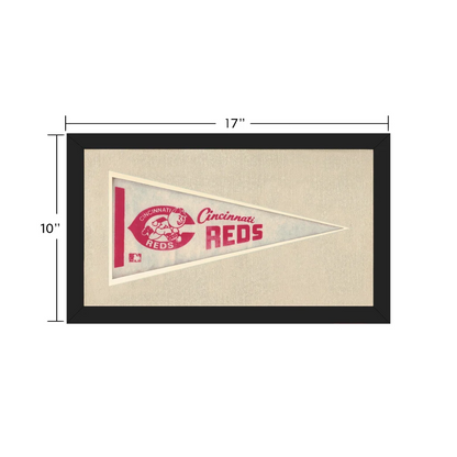 Vintage Cincinnati Reds Pennant | Vintage Collectible Sports Pennant | vintageantiquesgifts.com