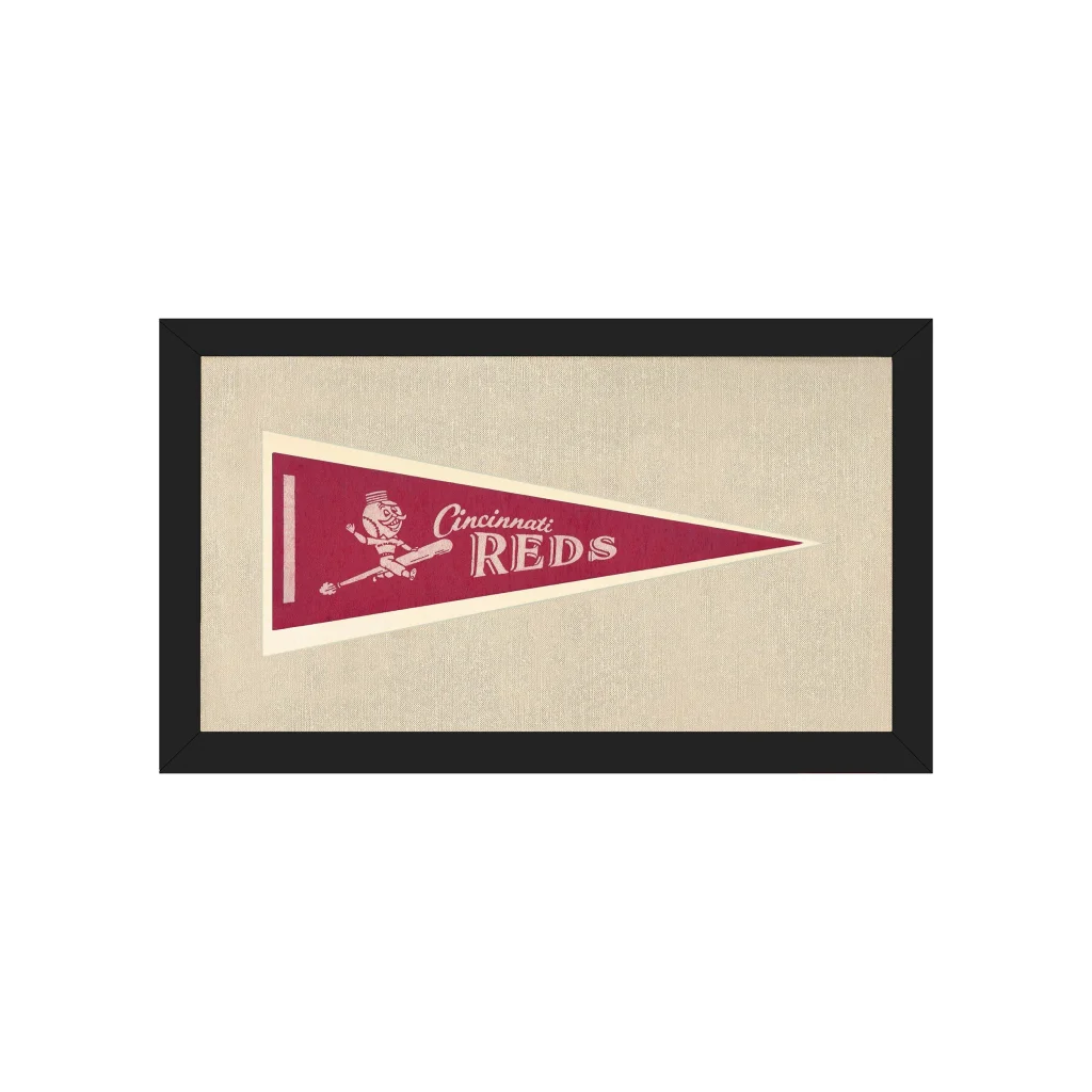 Vintage Cincinnati Reds Pennant | Americana Memories | vintageantiquesgifts.com