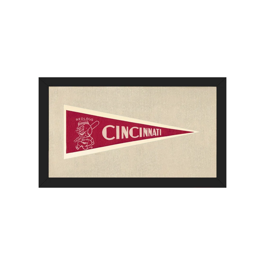 Vintage Cincinnati Reds Pennant | Americana Memories | vintageantiquesgifts.com