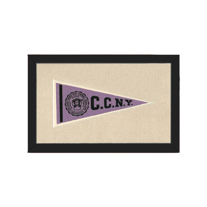 Vintage City College of New York Pennant | Americana Memories | vintageantiquesgifts.com