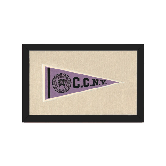 Vintage City College of New York Pennant | Americana Memories | vintageantiquesgifts.com