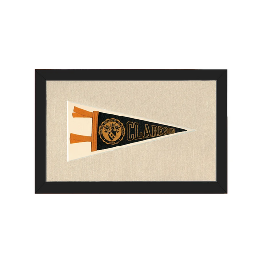 Vintage Clarkson College Pennant | Americana Memories | vintageantiquesgifts.com