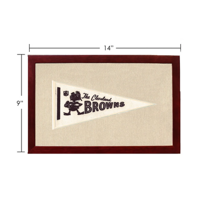 Vintage Cleveland Browns Pennant | Vintage Americana Sports Memorabilia | vintageantiquesgifts.com