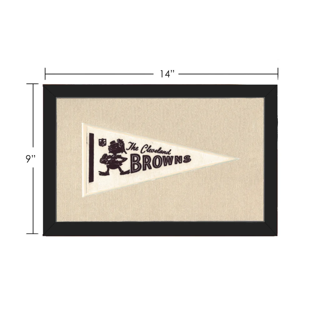 Vintage Cleveland Browns Pennant | Vintage Collectible Sports Pennant | vintageantiquesgifts.com