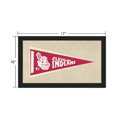 Vintage Cleveland Indians Pennant | Vintage Collectible Sports Pennant | vintageantiquesgifts.com