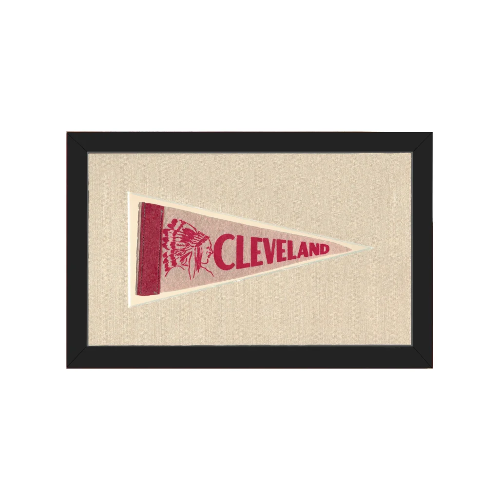 Vintage Cleveland Indians Pennant | Americana Memories | vintageantiquesgifts.com