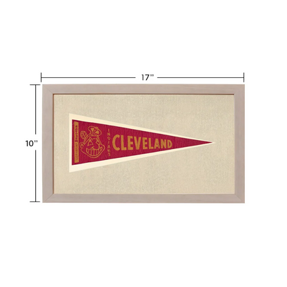 Vintage Cleveland Indians Pennant | Vintage Americana Sports Memorabilia | vintageantiquesgifts.com