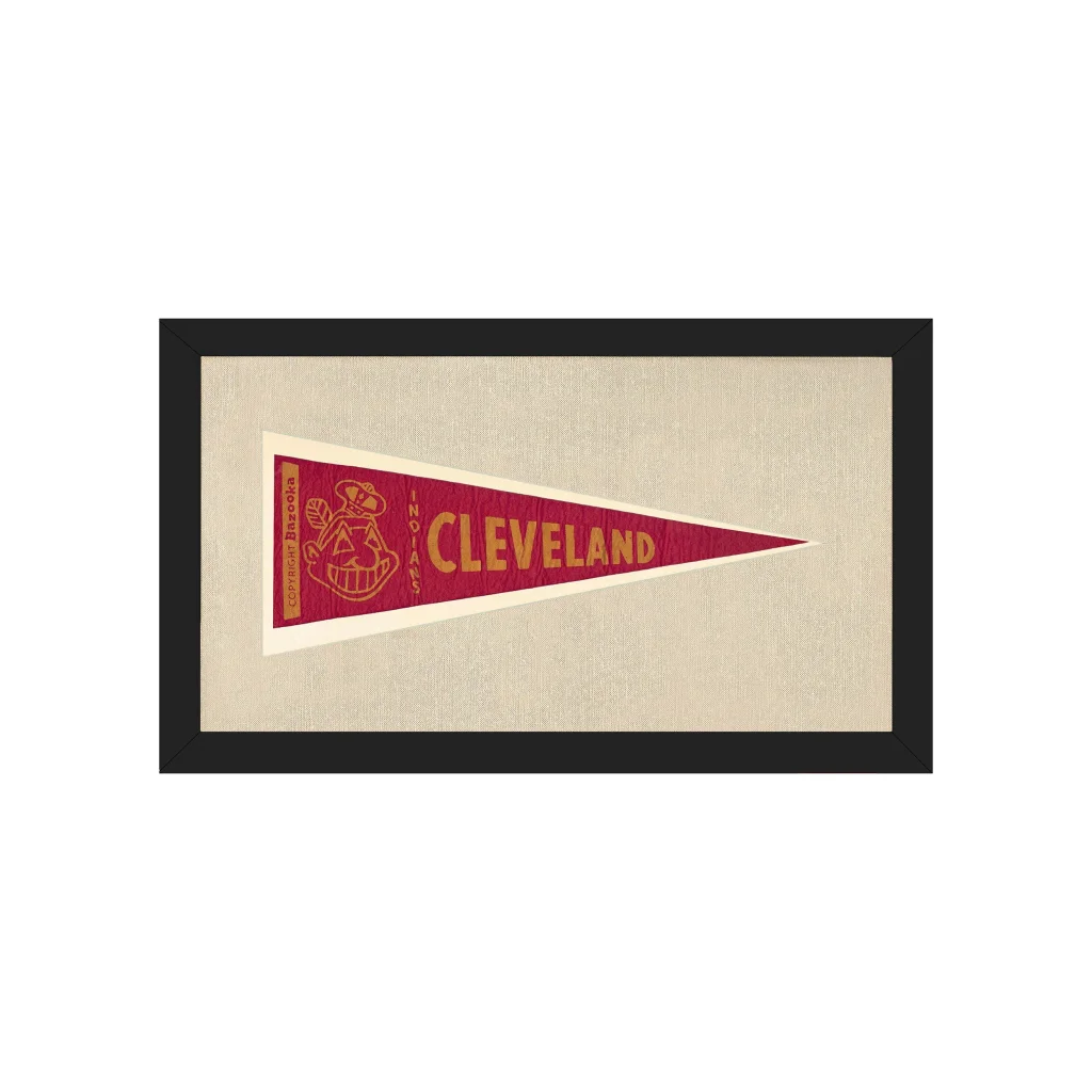 Vintage Cleveland Indians Pennant | Americana Memories | vintageantiquesgifts.com