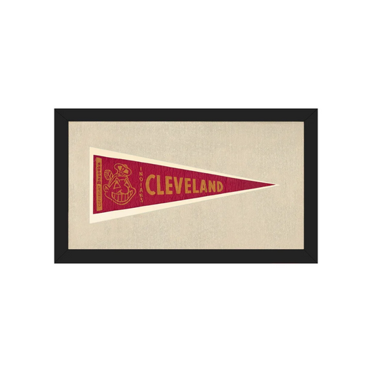 Vintage Cleveland Indians Pennant | Americana Memories | vintageantiquesgifts.com