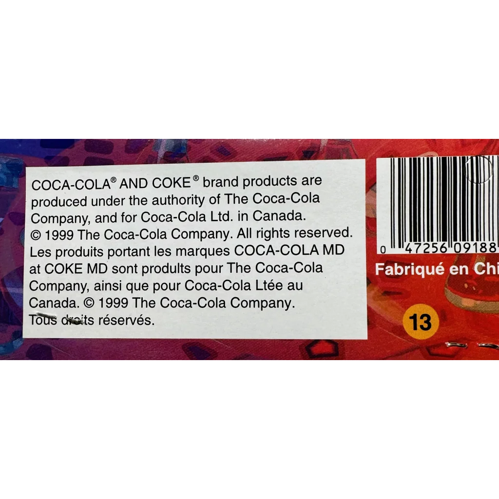 Vintage Coca-Cola Flexible Cloth Frisbee with NOS Soda Memorabilia info label
