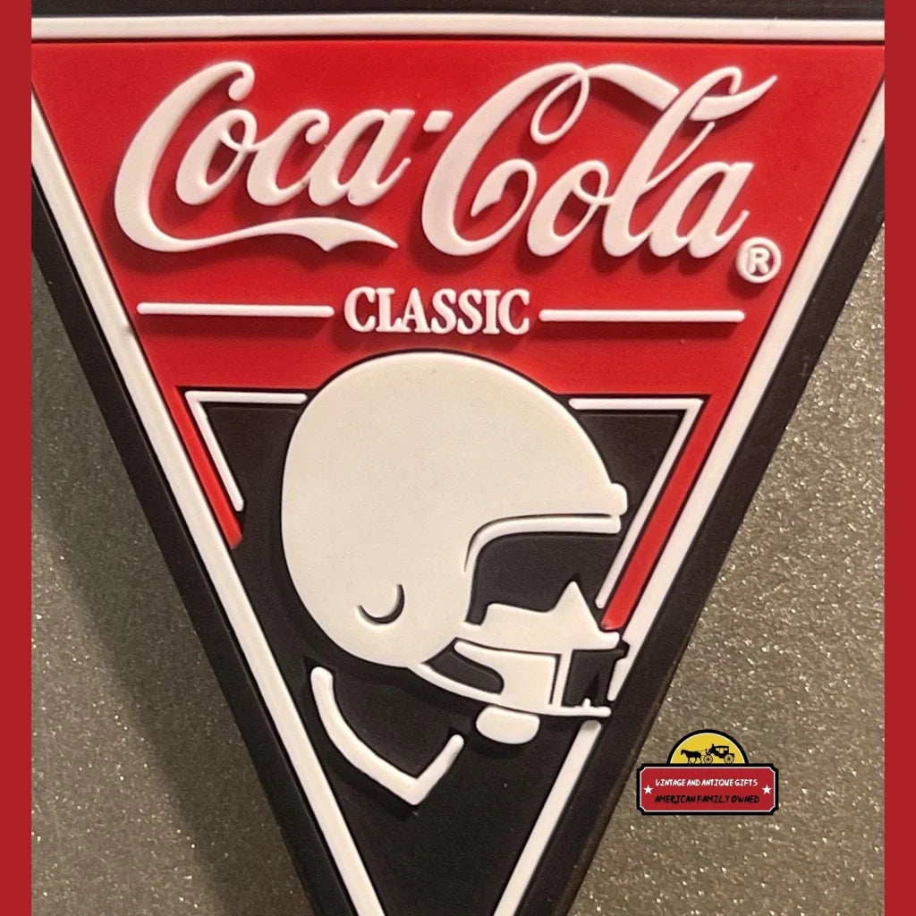 Vintage NFL Coke Coca-cola Keychain 1990s Unopened Package Advertisements Antique Collectible Items | Memorabilia