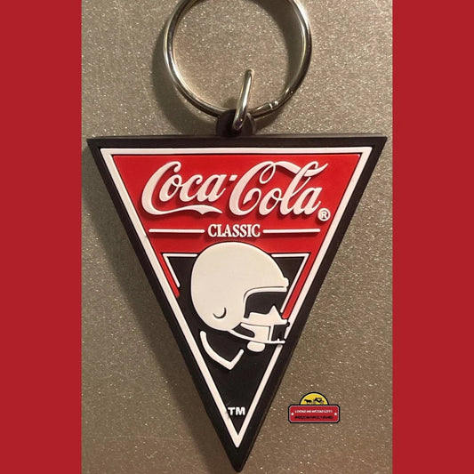 Vintage NFL Coke Coca-cola Keychain 1990s Unopened Package Advertisements Antique Collectible Items | Memorabilia