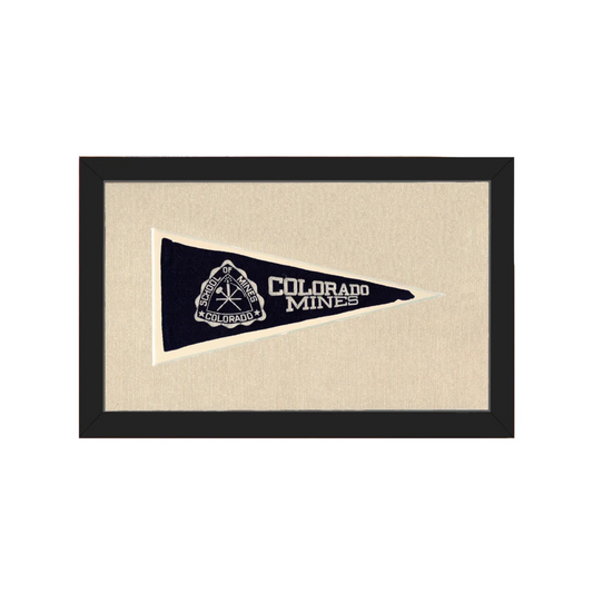 Vintage Colorado Mines Pennant | Americana Memories | vintageantiquesgifts.com
