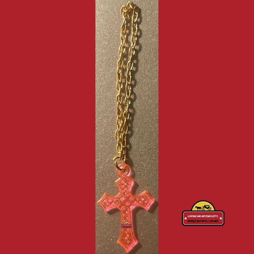 Vintage Colorful Cross Charms Bracelets 1980s Very Neat! Advertisements and Antique Gifts Home page 1980s: Vibrant &