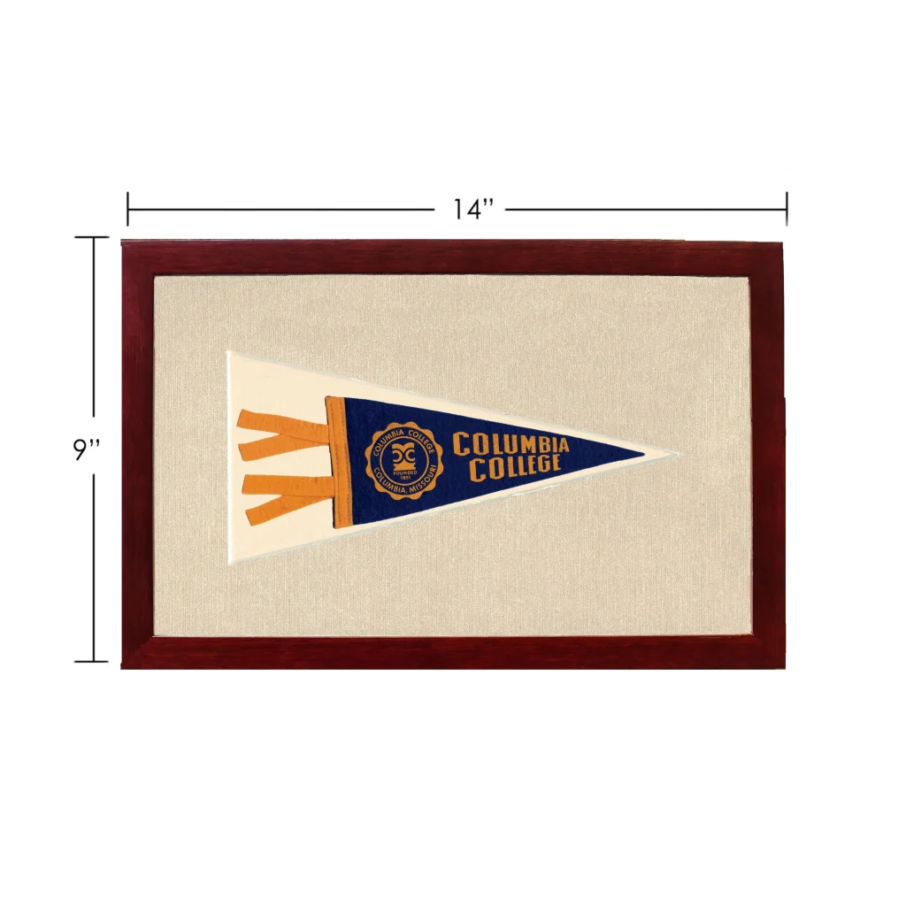 Vintage Columbia College Pennant | Vintage Americana Sports Memorabilia | vintageantiquesgifts.com