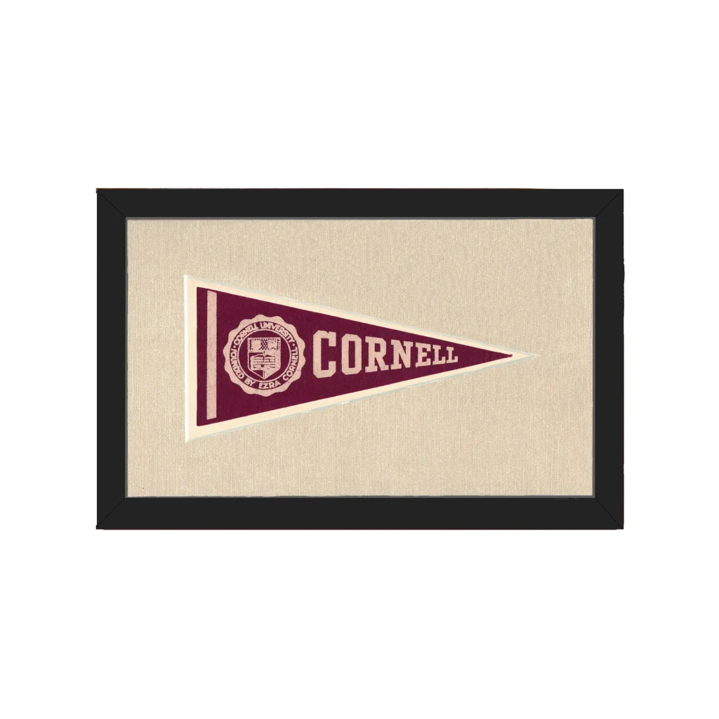 Vintage Cornell University Pennant | Americana Memories | vintageantiquesgifts.com