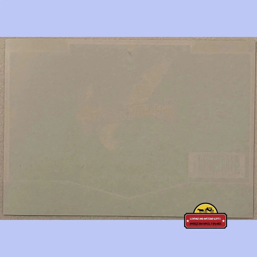 Beige envelope with a red and yellow sticker, showcasing a Vintage Cutthroat Porter Label