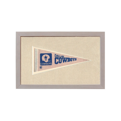 Vintage Dallas Cowboys Pennant | Rare Vintage Wool Felt Pennant Flag | vintageantiquesgifts.com