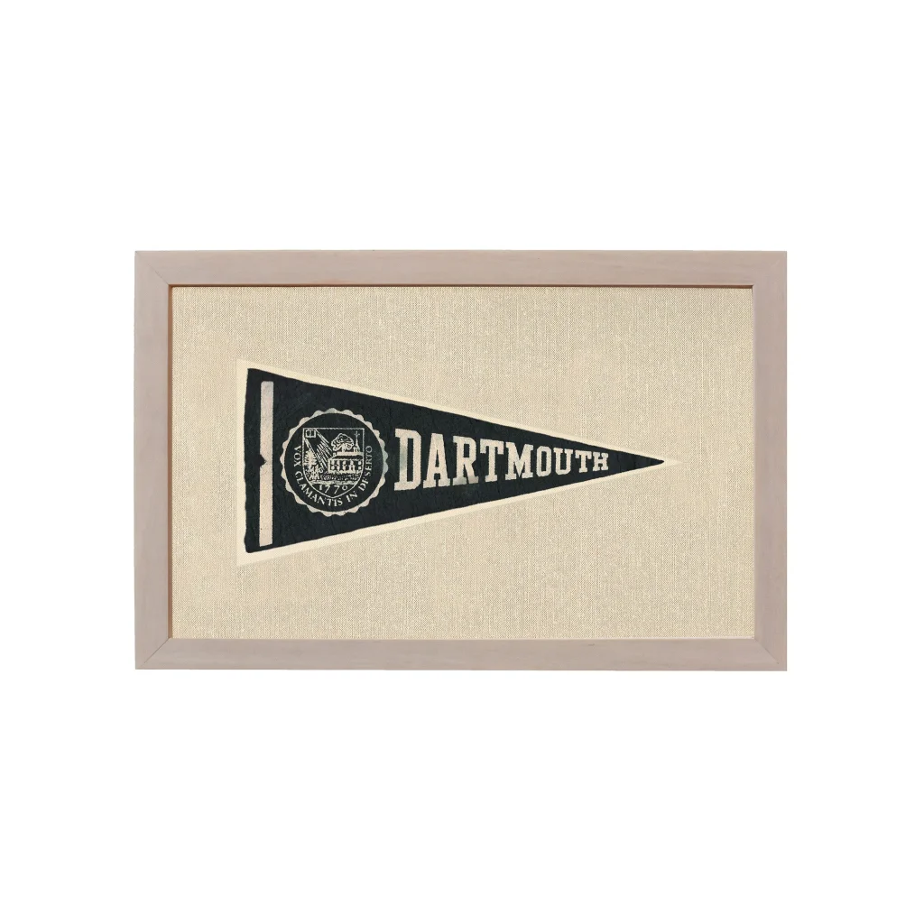 Vintage Dartmouth College Pennant | Vintage Americana Sports Memorabilia | vintageantiquesgifts.com