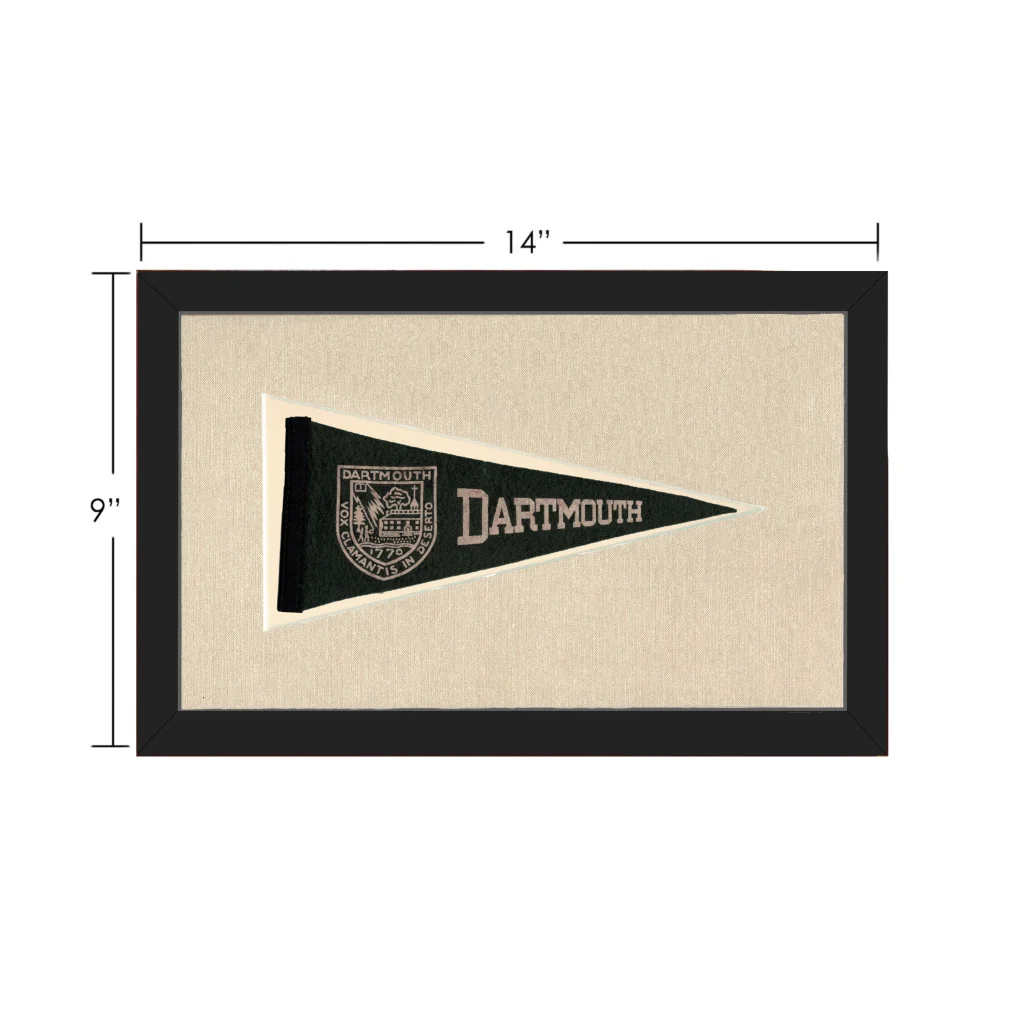 Vintage Dartmouth Pennant | Vintage Collectible Sports Pennant | vintageantiquesgifts.com