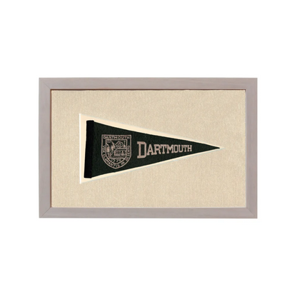 Vintage Dartmouth Pennant | Rare Vintage Wool Felt Pennant Flag | vintageantiquesgifts.com