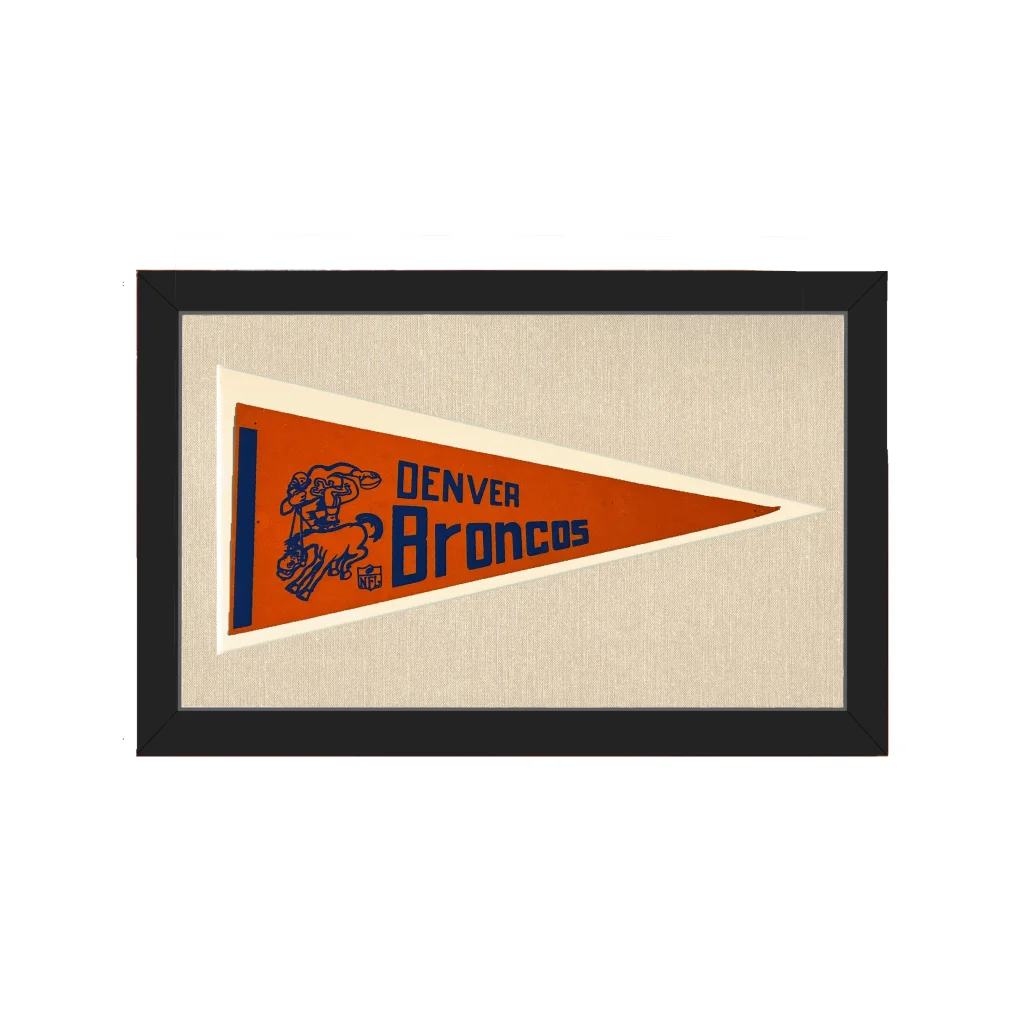 Vintage Denver Broncos Pennant | Americana Memories | vintageantiquesgifts.com