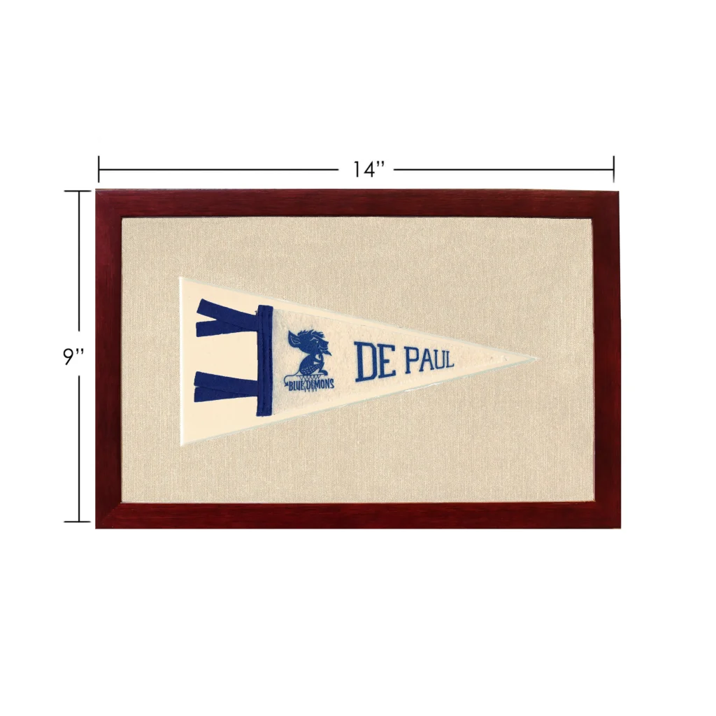 Vintage DePaul University Pennant | Vintage Americana Sports Memorabilia | vintageantiquesgifts.com