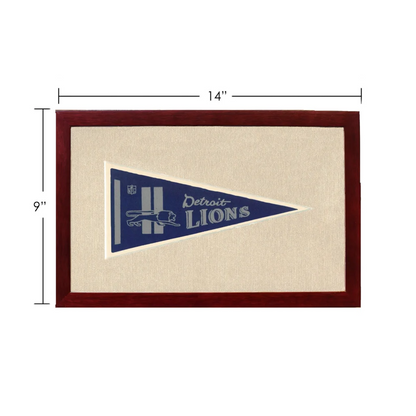 Vintage Detroit Lions NFL Pennant | Vintage Americana Sports Memorabilia | vintageantiquesgifts.com