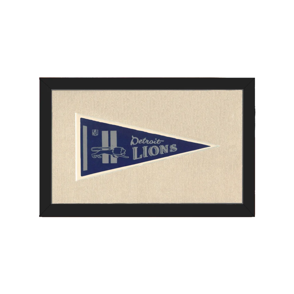Vintage Detroit Lions NFL Pennant | Americana Memories | vintageantiquesgifts.com