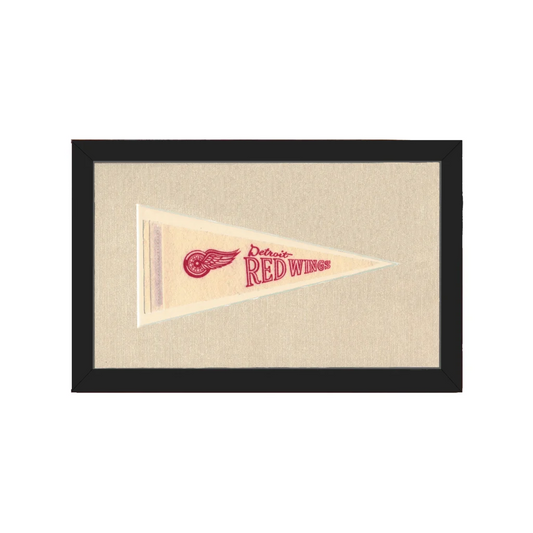 Vintage Detroit Red Wings Pennant | Americana Memories | vintageantiquesgifts.com