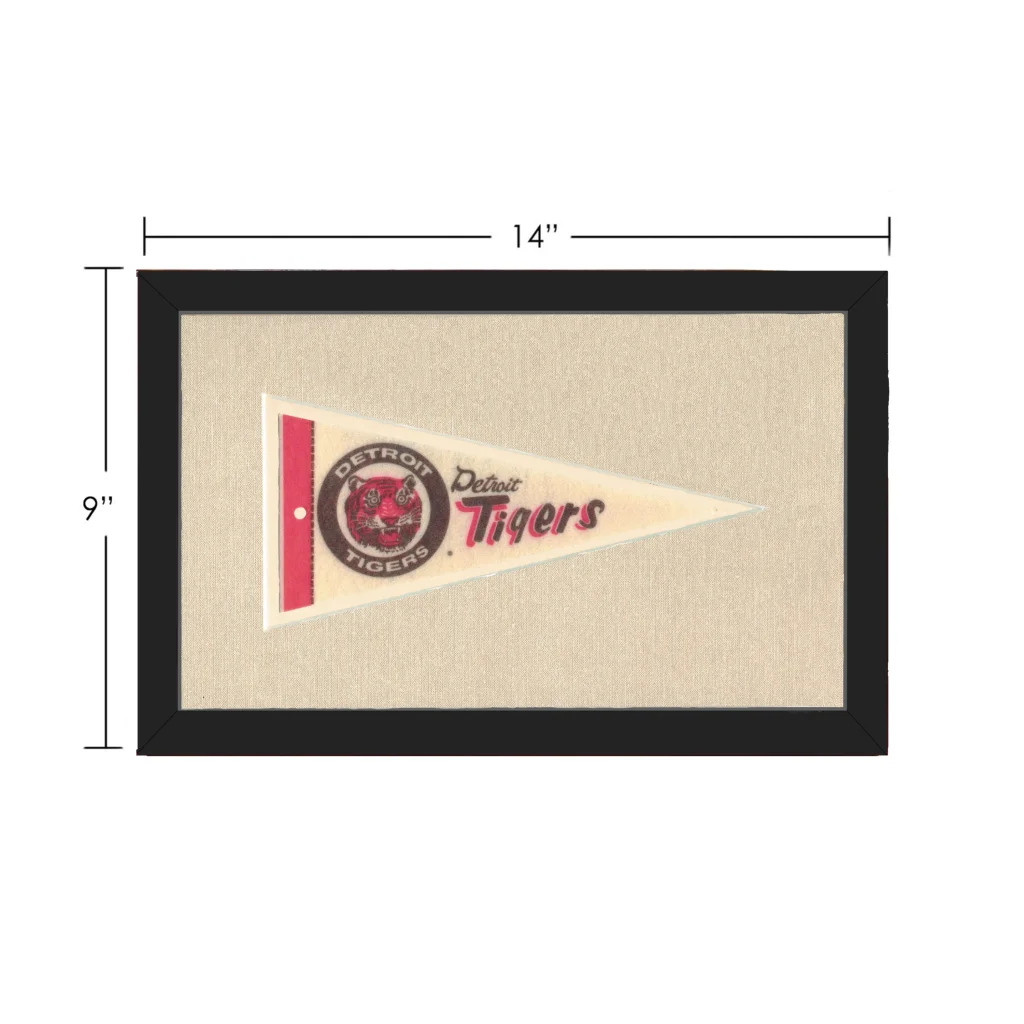 Vintage Detroit Tigers Pennant | Vintage Collectible Sports Pennant | vintageantiquesgifts.com