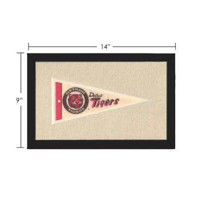 Vintage Detroit Tigers Pennant | Vintage Collectible Sports Pennant | vintageantiquesgifts.com