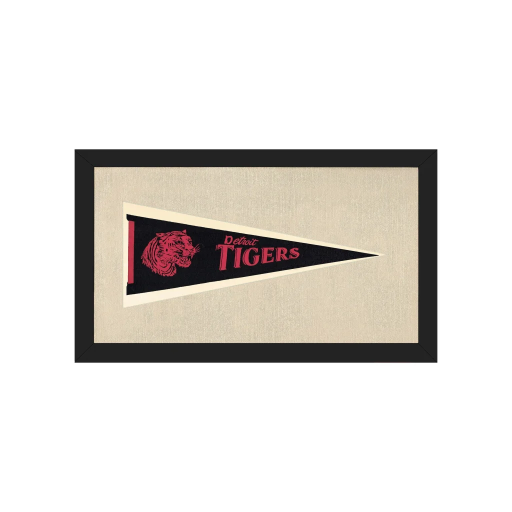 Vintage Detroit Tigers Pennant | Americana Memories | vintageantiquesgifts.com
