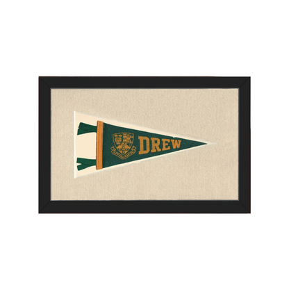 Vintage Drew University Pennant | Americana Memories | vintageantiquesgifts.com
