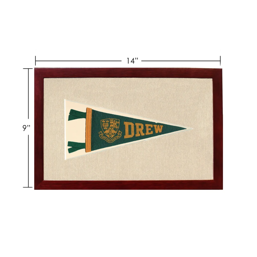 Vintage Drew University Pennant | Vintage Americana Sports Memorabilia | vintageantiquesgifts.com