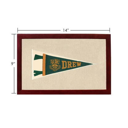 Vintage Drew University Pennant | Vintage Americana Sports Memorabilia | vintageantiquesgifts.com