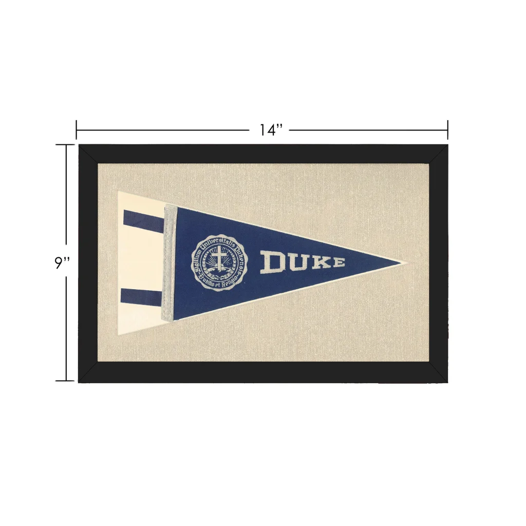 Vintage Duke University Pennant | Vintage Collectible Sports Pennant | vintageantiquesgifts.com