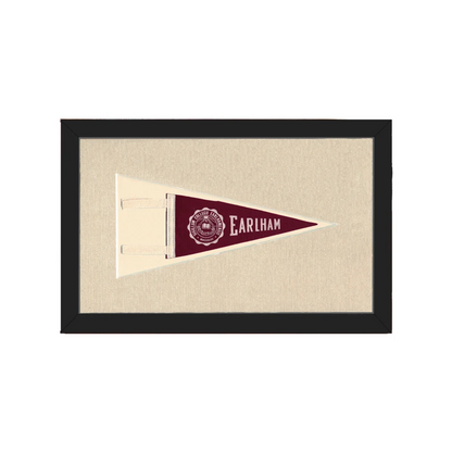 Vintage Earlham College Pennant | Americana Memories | vintageantiquesgifts.com