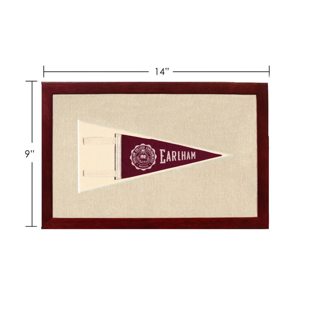 Vintage Earlham College Pennant | Vintage Americana Sports Memorabilia | vintageantiquesgifts.com