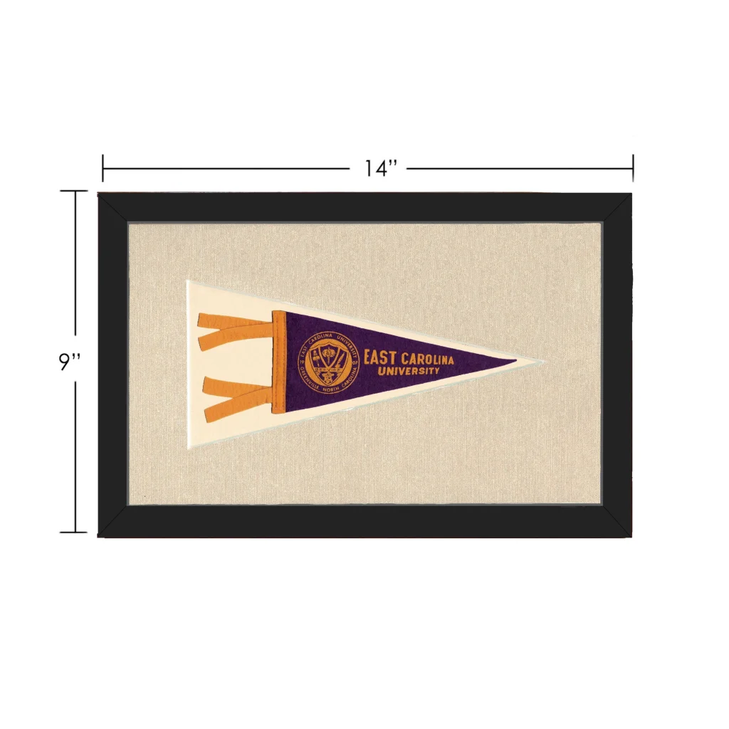 Vintage East Carolina University Pennant | Vintage Collectible Sports Pennant | vintageantiquesgifts.com