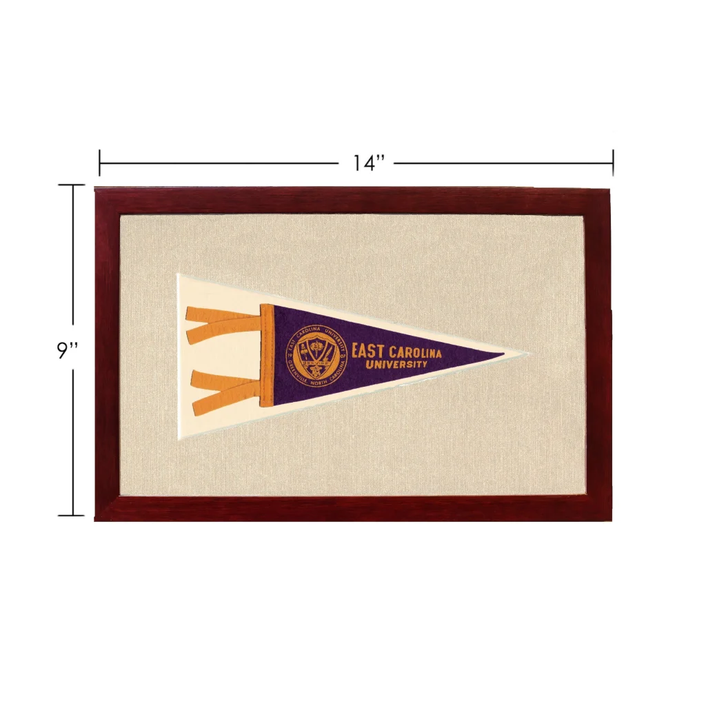 Vintage East Carolina University Pennant | Vintage Americana Sports Memorabilia | vintageantiquesgifts.com