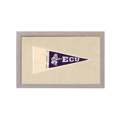 Vintage East Carolina University Pennant | Rare Vintage Wool Felt Pennant Flag | vintageantiquesgifts.com